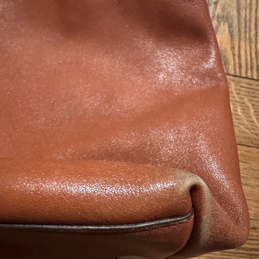 Vintage Coach bag brown leather with tassels - Picture 7 of 12